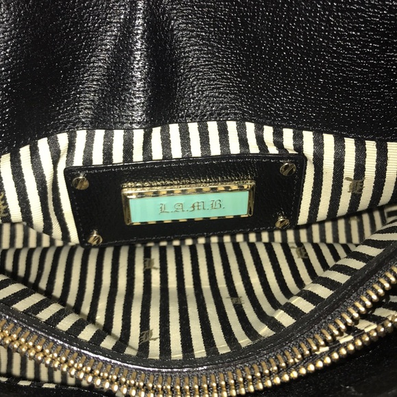 L.A.M.B. BLACK SOPHIE WITH BLUE, GREEN, WHITE TRIM - Picture 4 of 8